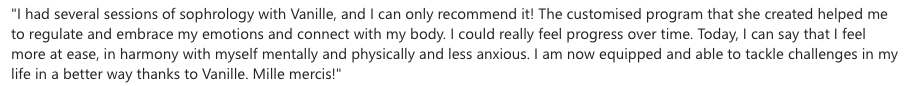 Student Testimonial