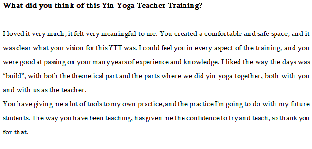 Student Testimonial